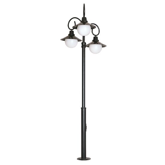 STALP H:300CM CU CORP 3xE27 NEGRU, SANLI DECORATIV