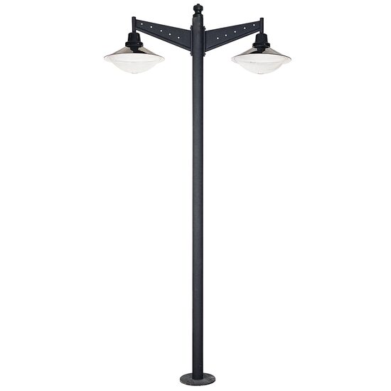 STALP H:300CM CU CORP 2xE27 NEGRU, SANLI DECORATIV