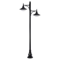 STALP H:350CM CU CORP 2xE27 NEGRU, SANLI DECORATIV