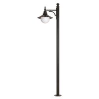 STALP H:280CM CU CORP 1xE27 NEGRU, SANLI DECORATIV