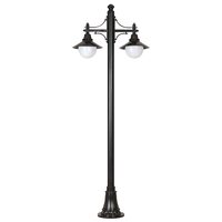 STALP H:280CM CU CORP 2xE27 NEGRU, SANLI DECORATIV