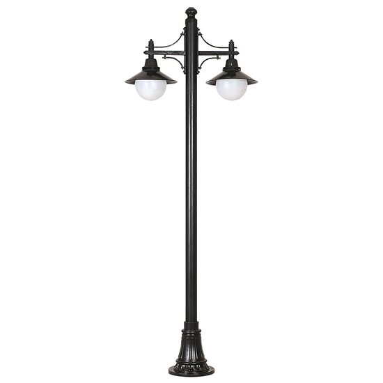 STALP H:280CM CU CORP 2xE27 NEGRU, SANLI DECORATIV