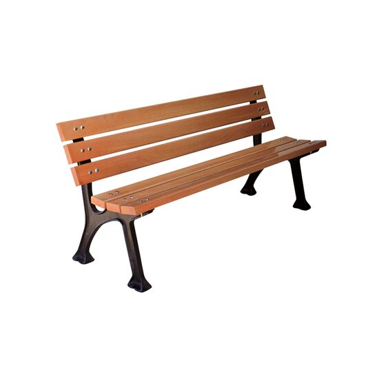 BANCA ALUMINIU+LEMN  L:140x50CM
