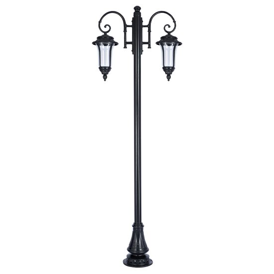 STALP H:300CM CU CORP 2xE27 ALUMINIU ANTRACIT, SANLI DECORATIV