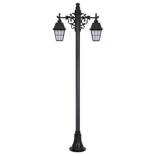 STALP H:280CM CU CORP 2xE27 ALUMINIU ANTRACIT, SANLI DECORATIV