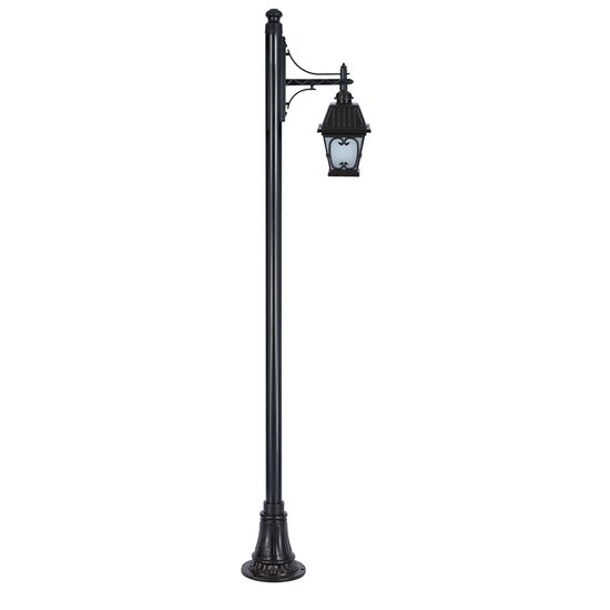 STALP H:280CM CU CORP 1xE27 ALUMINIU ANTRACIT, SANLI DECORATIV
