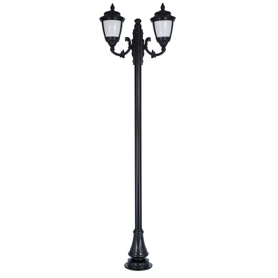 STALP H:280CM CU CORP 2xE27 ALUMINIU ANTRACIT, SANLI DECORATIV