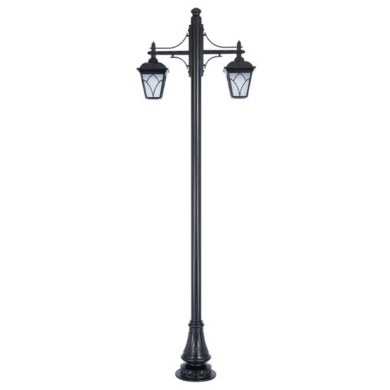 STALP H:280CM CU CORP 2xE27 ALUMINIU ANTRACIT, SANLI DECORATIV