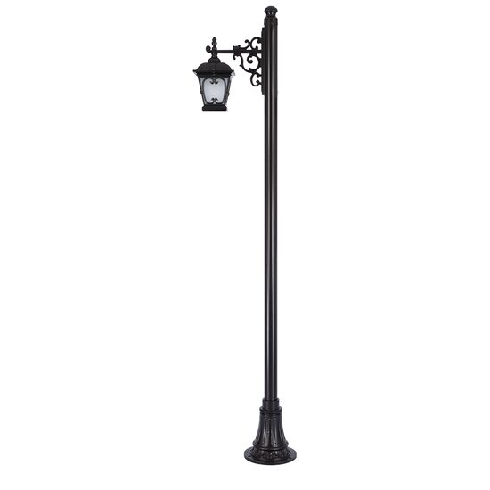 STALP H:280CM CU CORP 1xE27 ALUMINIU ANTRACIT, SANLI DECORATIV