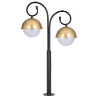 PITIC 2 FELINAR 130CM 2xE27 ALUMINIU NEGRU/BRONZ, SANLI DECORATIV