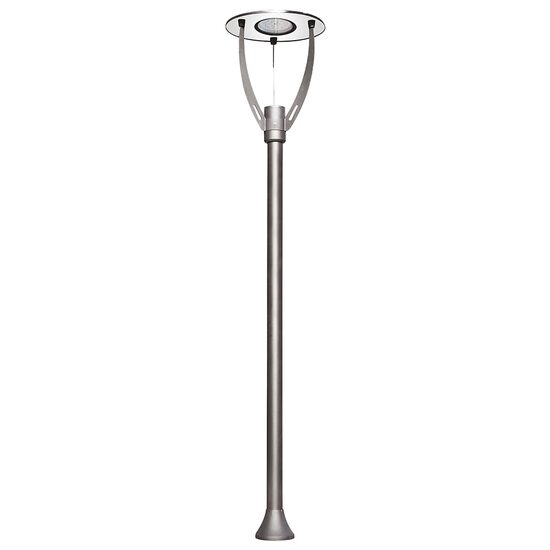 STALP H:375CM 1xG12 150W ALUMINIU GRI, SANLI DECORATIV