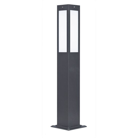 PITIC Alu. PATRAT H75cm, D:10x10cm LED:16W, IP54, SANLI DECORATIV