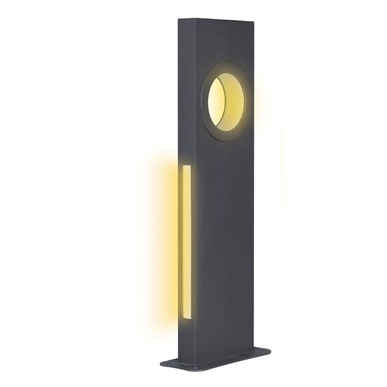 PITIC Alu. PATRAT H75cm, D:5x20cm LED:16W, IP54, SANLI DECORATIV