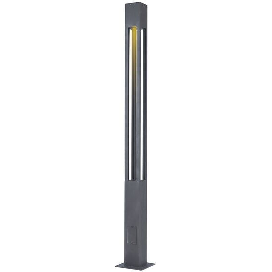 STALP H:300CM 35W LED ALUMINIU ANTRACIT IP67, SANLI DECORATIV