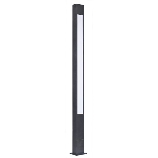STALP H:250CM 50W LED ALUMINIU ANTRACIT IP67, SANLI DECORATIV