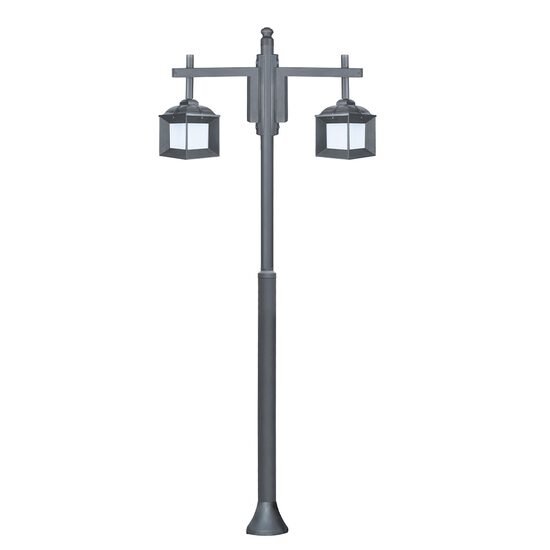 STALP H:300CM CU CORP 2xE27 ALUMINIU ANTRACIT, SANLI DECORATIV