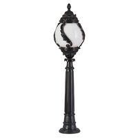 PITIC 130CM 1xE27 ALUMINIU NEGRU, SANLI DECORATIV