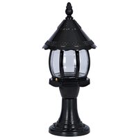 PITIC 53CM TERASA 1xE27 NEGRU, SANLI DECORATIV