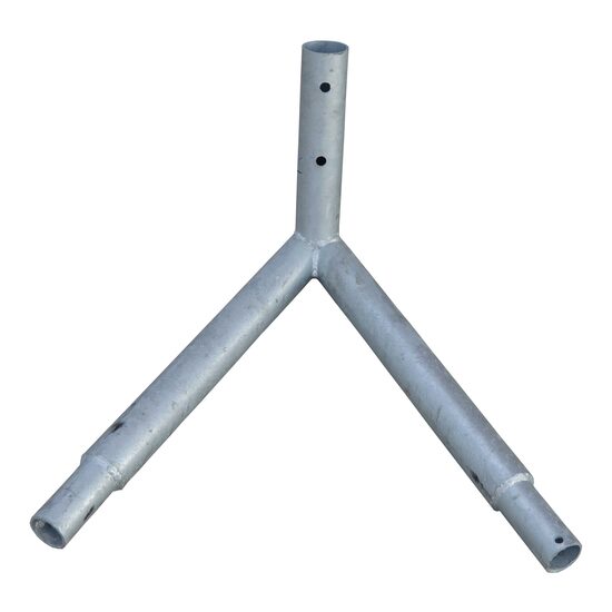 BRAT DUBLU 100cm   Ø60mm  Ð15°, Ðbrate:180°, 3mm