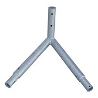 BRAT DUBLU 200cm   Ø60mm  Ð15°, Ðbrate:180°, 3mm