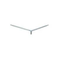 BRAT DUBLU 2,5mm, 50cm,   Ø60mm  Ð15°, Ðbrate:180°