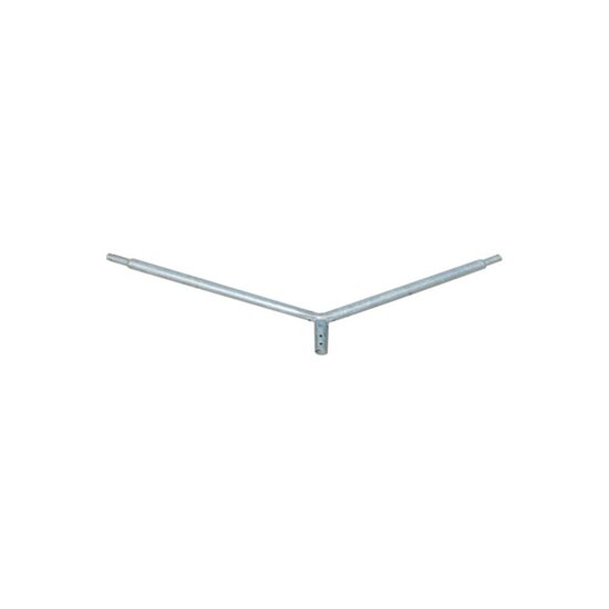 BRAT DUBLU 2,5mm, 50cm,   Ø60mm  Ð15°, Ðbrate:180°