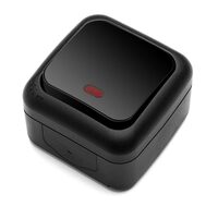INTRERUPATOR CU LED IP54 NEGRU PALMIYE VIKO