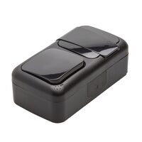 PRIZA SCHUKO+ INTRERUPATOR IP54 NEGRU PALMIYE VIKO