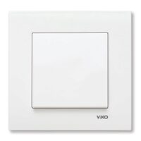 INTRERUPATOR VIKO KARRE ALB CLEAN TYPE