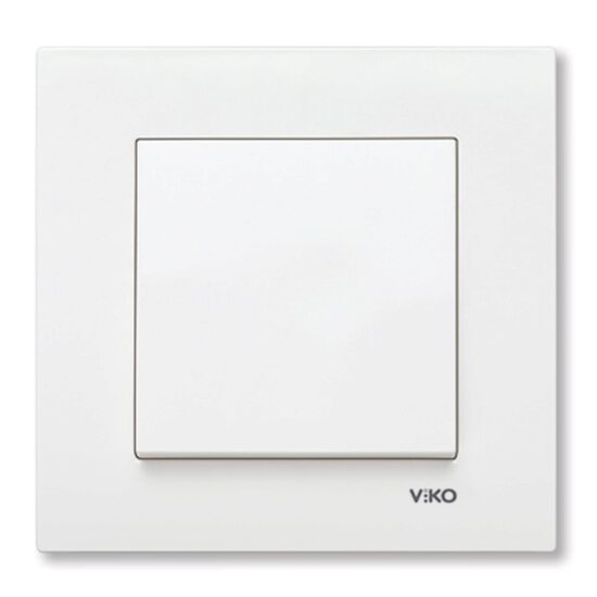 INTRERUPATOR VIKO KARRE ALB CLEAN TYPE