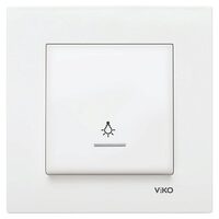 INTRERUPATOR SCARA LED CU REVENIRE VIKO KARRE ALB