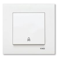 BUTON SONERIE VIKO KARRE ALB