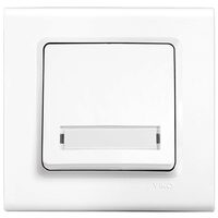 INTRERUPATOR SONERIE LED CU ETICHETA LINNERA ALB