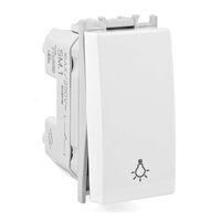 INTRERUPATOR SCARA CU REVENIRE MODULAR ALB