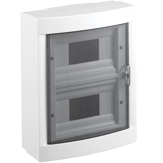 CUTIE SIGURANTE 16M PT 8x2 RANDURI IP40 USA TRANSPARENTA