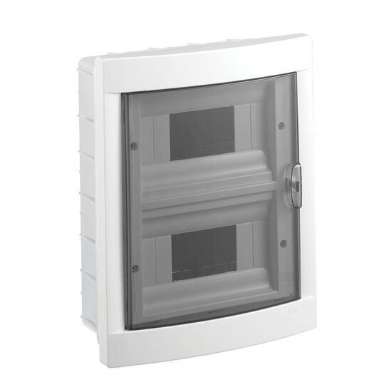 CUTIE SIGURANTE 16M ST 8x2 RANDURI IP40 USA TRANSPARENTA