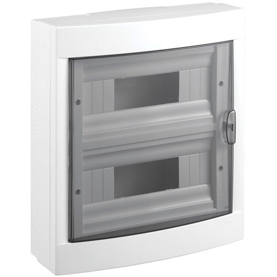 CUTIE SIGURANTE 24M PT 12x2 RANDURI IP40 USA TRANSPARENTA