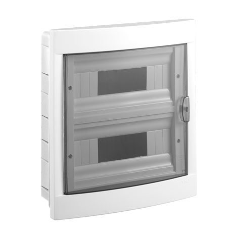 CUTIE SIGURANTE 24M ST 12x2 RANDURI IP40 USA TRANSPARENTA
