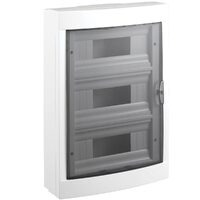 CUTIE SIGURANTE 36M PT 12x3 RANDURI IP40 USA TRANSPARENTA