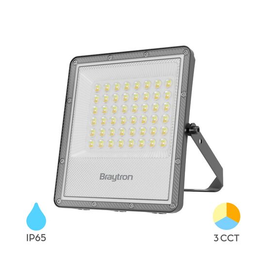 PROIECTOR LED PF 50W 3IN1 5500LM IP65-GRI