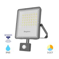 PROIECTOR LED PF 30W 3IN1+SENZOR 3300LM IP65-GRI