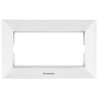 RAMA PT PRIZA DUBLA ARKEDIA ALB PANASONIC