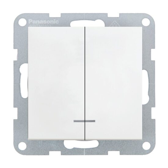 MECANISM COMUTATOR CU LED QC. ALB KARRE PLUS PANASONIC