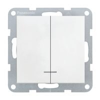 MECANISM COMUTATOR CU LED ALB KARRE PLUS PANASONIC