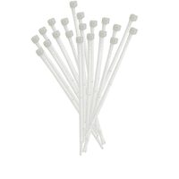 BRIDA PLASTIC 2.6x200 ALB 100BUC/PAC
