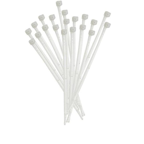 BRIDA PLASTIC 3.5x290 ALB 100BUC/PAC