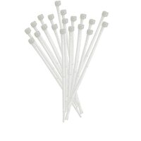 BRIDA PLASTIC 3.5X200 ALB 100BUC/PAC