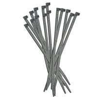 BRIDA PLASTIC 2.6x160 NEGRU 100BUC/PAC