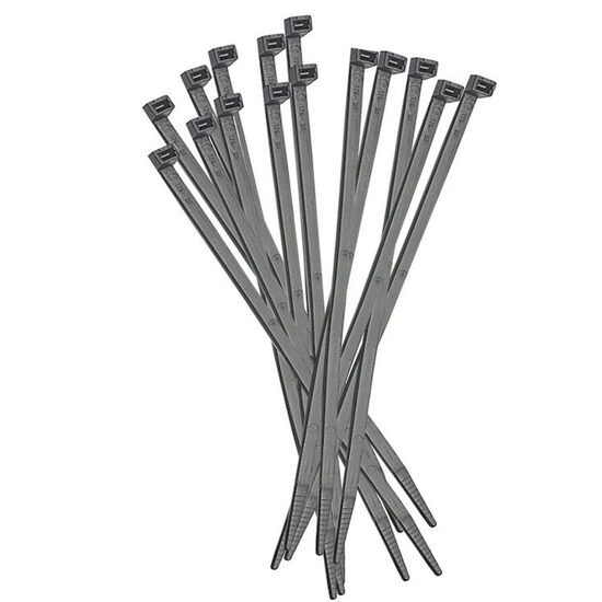 BRIDA PLASTIC 4.5X390 NEGRU 100BUC/PAC