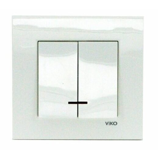 COMUTATOR CU LED VIKO KARRE ALB CU CLIPS